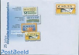 Envelope 25 Years Automat stamps