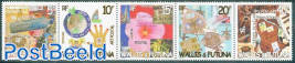 Art on stamps 5v [::::]