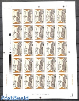 2 pages with local stamps Netherlands
