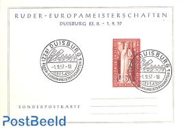 Eur. Rowing championships, card