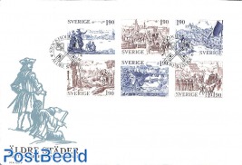 Old cities 6v in booklet