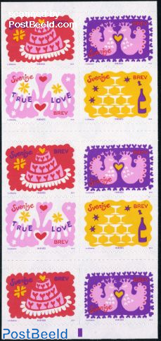 Greeting stamps booklet s-a