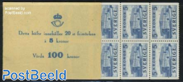 Royal palace booklet with 20 stamps