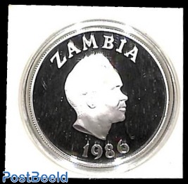 10 Kwacha, WWF silver coin
