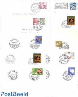 10 covers or cards on theme: Wine or winery