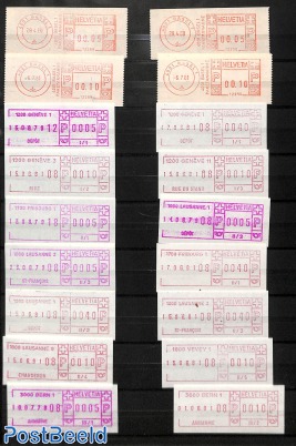 Lot with 60 unused franking labels