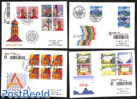 4 Special registered (FDC) covers