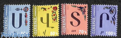 Armenian alphabet 4v
