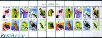 Birds minisheet (with 2 sets)