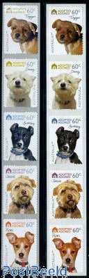 Adopted & Adored Dogs 5v s-a (2 diff. printers)
