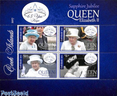Sapphire Jubilee Queen Elizabeth II, 4v m/s