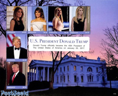 US President Donald Trump 6v m/s