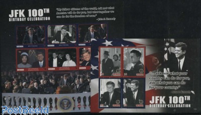 John F. Kennedy 2 s/s