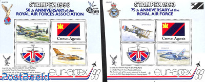 2 promotional sheets from Crown Agents