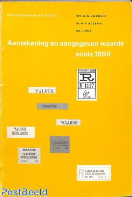 Aantekening en aangegeven waarde sinds 1850, 103blz 1984