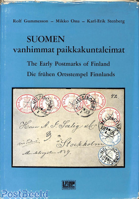 The early Postmarks of Finland, 142p, 1974, hardcover