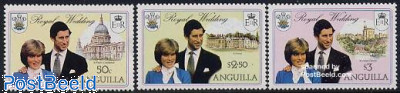 Royal wedding 3v, different colours