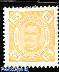 5R, Orangeyellow, Perf. 11.5, Coated paper