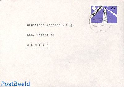 Cover with lighthouse stamp
