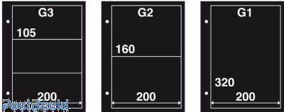 Folders FDC G3 Black (per 10)
