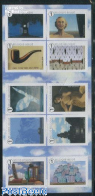 Rene Magritte 10v s-a in foil booklet