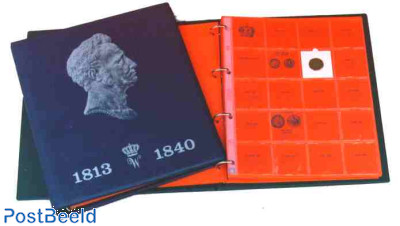 Willem I luxe album + slip case blue