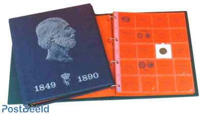 Willem 3 luxe album + slip case blue