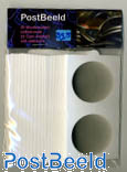 25 Coin holders self-adhesive 39.5mm