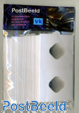 25 Coinholders self-adhesive squared