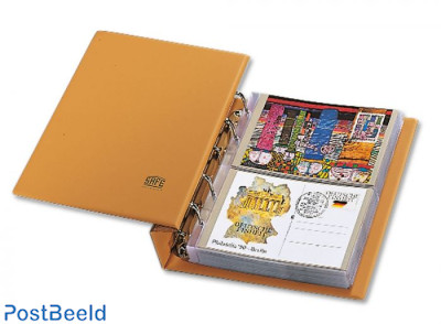 Compact album max.cards (164x110mm.) brown padded