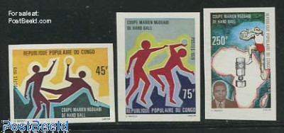Handball 3v, Imperforated