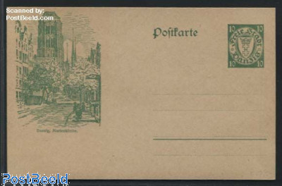 Illustrated Postcard, 10pf, 140x90mm, Marienkirche