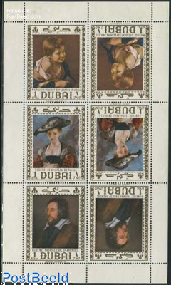 Paintings minisheet