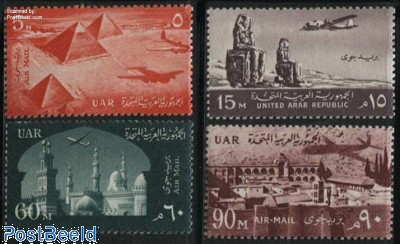 Airmail definitives 4v