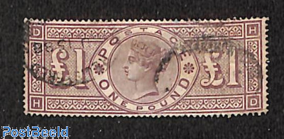 1 pound, WM Crown, tiny tear on bottom