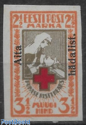 Estonia 1923 Red Cross Semi-Postal Stamp