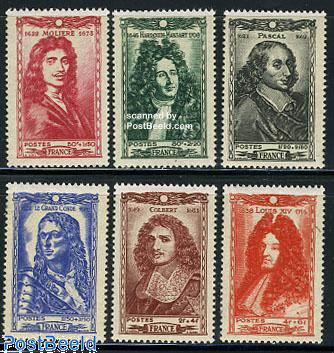 Famous persons 6v