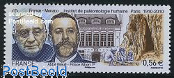Paleontology Institute 1v, joint issue Monaco