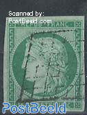 15c, yellowish green, used