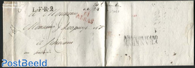 Letter from Arras to Schiedam (NL)