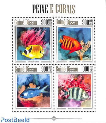Fishes and corals