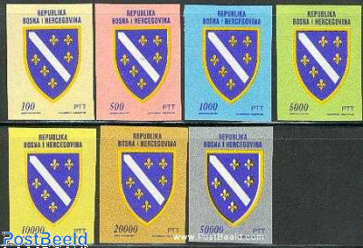 Bosnia and Herzegovina 1993 National Coat of Arms Set
