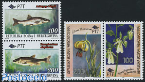 Bosnia and Herzegovina 1995 Flora and Fauna Set