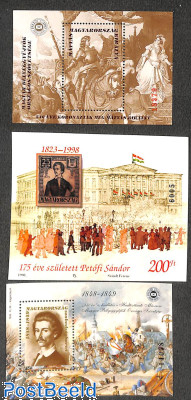 3 semi-official s/s (not valid for postage)