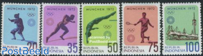 Olympic games Munich 5v