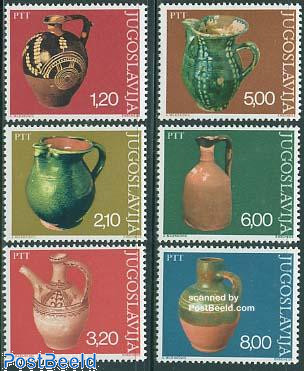 Antique pottery 6v