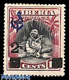 2 on 15c, On Service, Stamp out of set