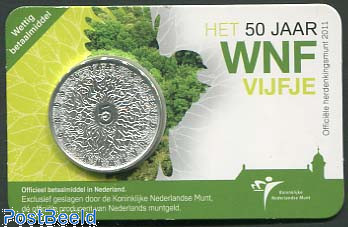 5 Euro, coincard, WNF