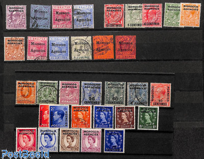 Small lot British Morocco