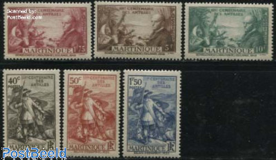 300th anniverary of French colony 6v